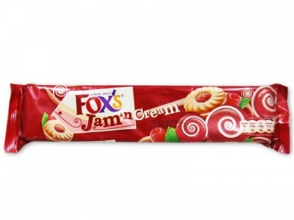 Picture of FOXS RASBERRY JAM CREAMS 150GR